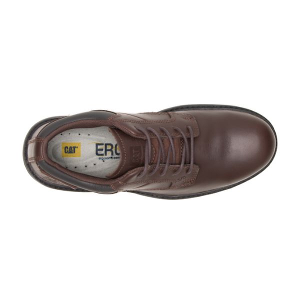 Sapatos Segurança Caterpillar Oversee Steel Masculino Marrom Escuro | PT-451863LXE