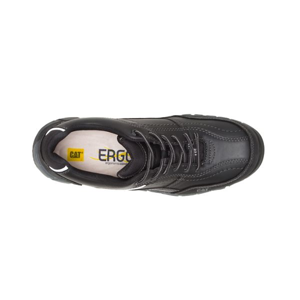 Sapatos Segurança Caterpillar Streamline Couro Composite Masculino Pretas | PT-560437BKX