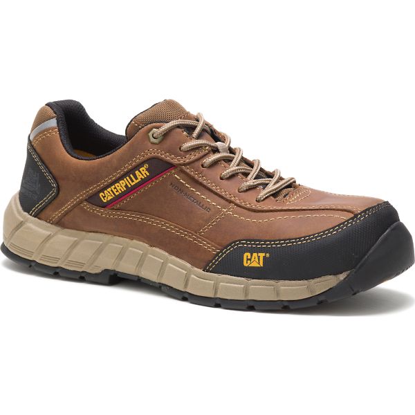 Sapatos Segurança Caterpillar Streamline Couro Composite Masculino Marrom | PT-608923WZQ