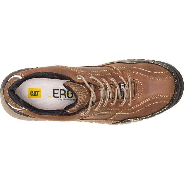 Sapatos Segurança Caterpillar Streamline Couro Composite Masculino Marrom | PT-608923WZQ