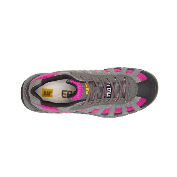 Sapatos Segurança Caterpillar Switch Steel Feminino Cinzentas Rosa Pretas | PT-592340WDM