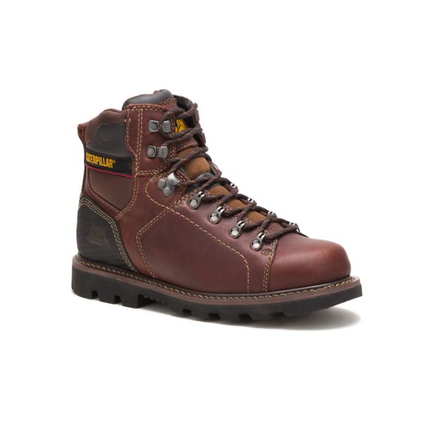 Soft Toe Boots Caterpillar Alaska 2.0 Masculino Marrom | PT-573290NKI