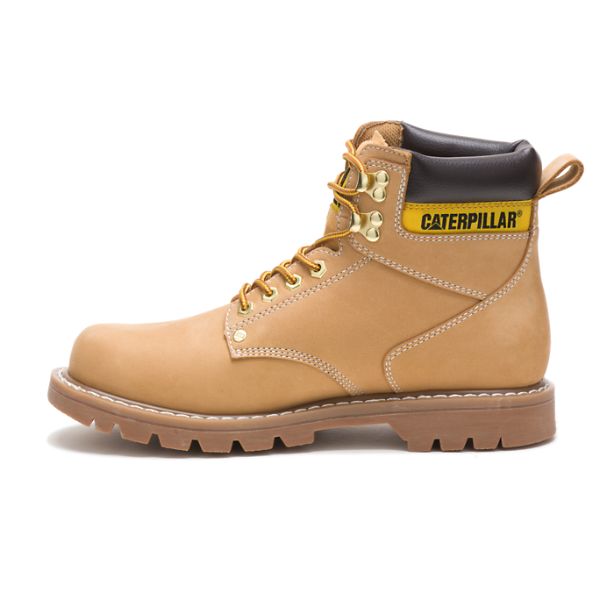 Soft Toe Boots Caterpillar Second Shift Masculino Marrom | PT-459017AUK