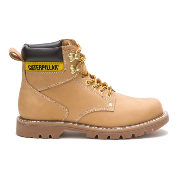 Soft Toe Boots Caterpillar Second Shift Masculino Marrom | PT-459017AUK