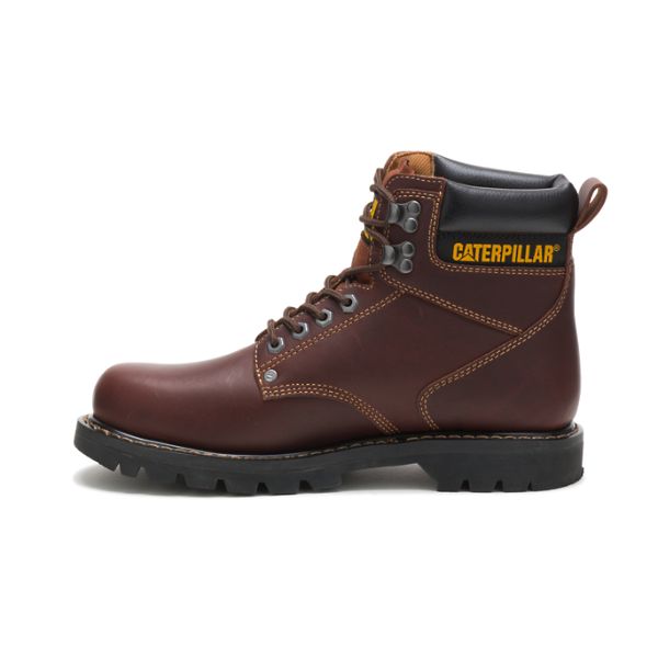 Soft Toe Boots Caterpillar Second Shift Masculino Marrom | PT-542681EUH