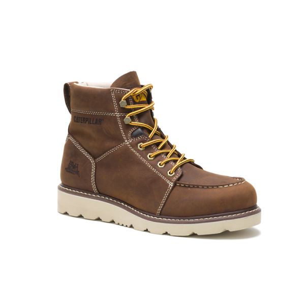 Soft Toe Boots Caterpillar Tradesman Masculino Marrom | PT-239150IDK