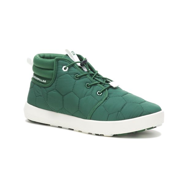 Soft Toe Shoes Caterpillar CODE Scout Medio Masculino Verdes Branco | PT-197326IQZ