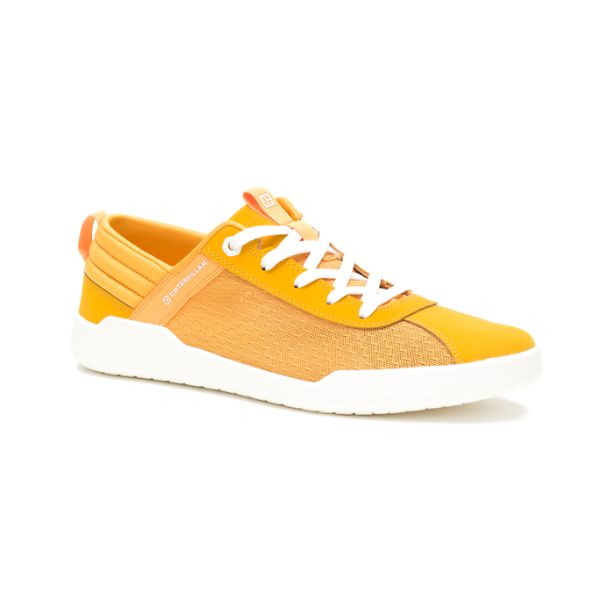 Tenis Caterpillar CODE Hex Vent Feminino Amarelas Branco | PT-475698NJB