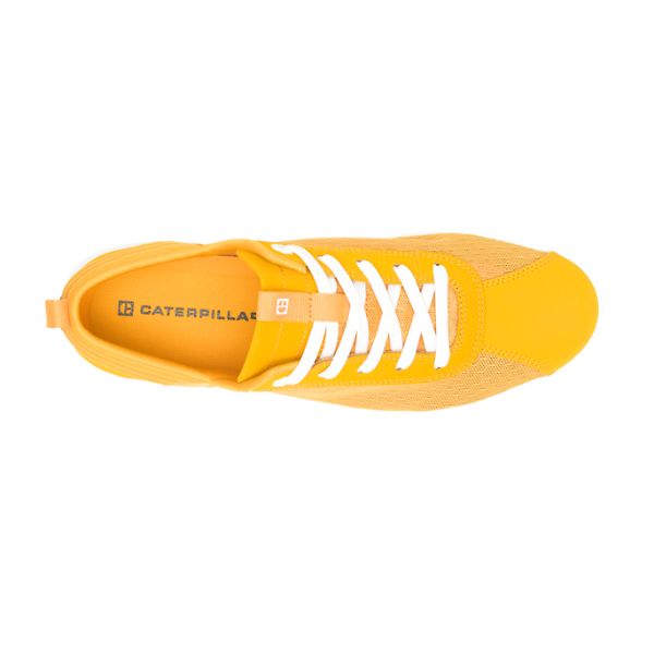 Tenis Caterpillar CODE Hex Vent Feminino Amarelas Branco | PT-475698NJB