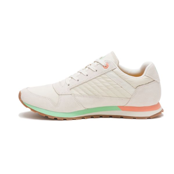 Tenis Caterpillar CODE Ventura Feminino Bege Verdes | PT-798316OLY