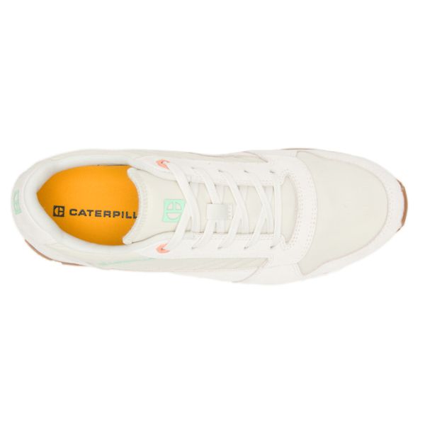 Tenis Caterpillar CODE Ventura Feminino Bege Verdes | PT-798316OLY