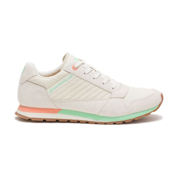 Tenis Caterpillar CODE Ventura Feminino Bege Verdes | PT-798316OLY